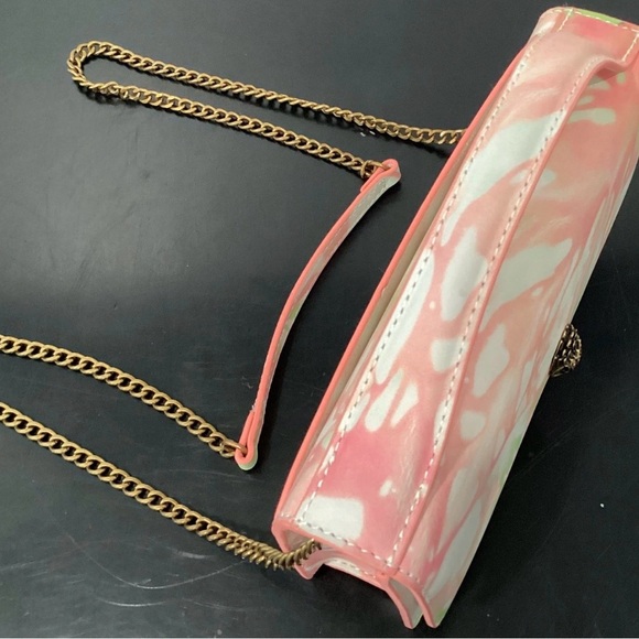 Kurt Geiger London Bond Top Handle Pink and Green Women's Bag NWT - Picture 9 of 12
